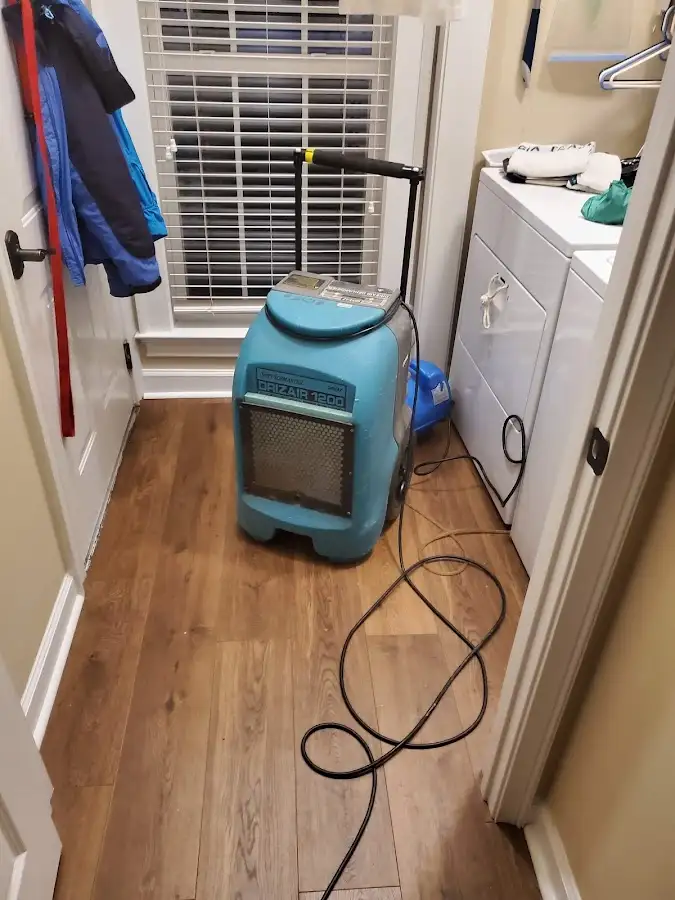 Commercial dehumidifier deployed for Flood Damage Cleanup in Big Rapids