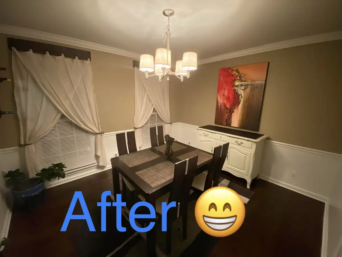 Professional dining room restoration after water damage in Big Rapids